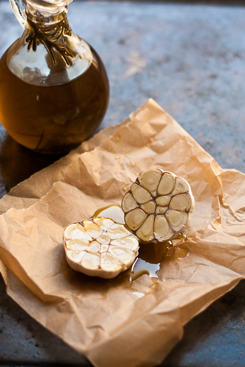 Roasting garlic