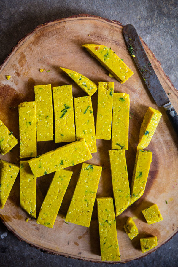 Chickpea- Garlic Fries