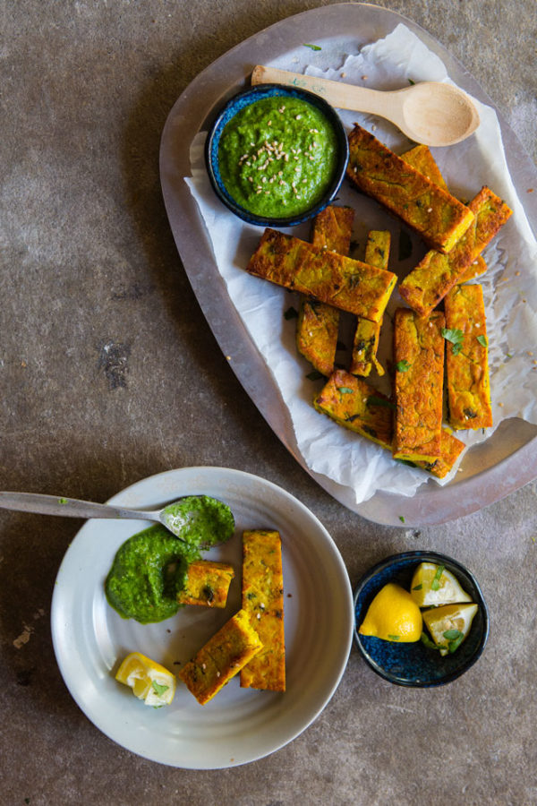 Chickpea- Garlic Fries