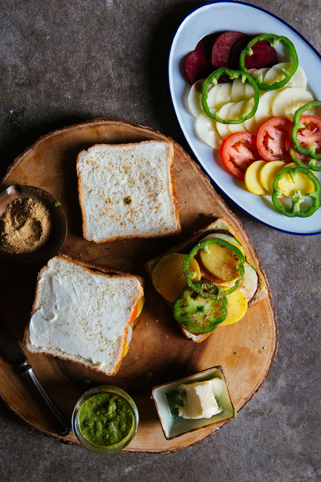 Grilled BOmbay Sandwich