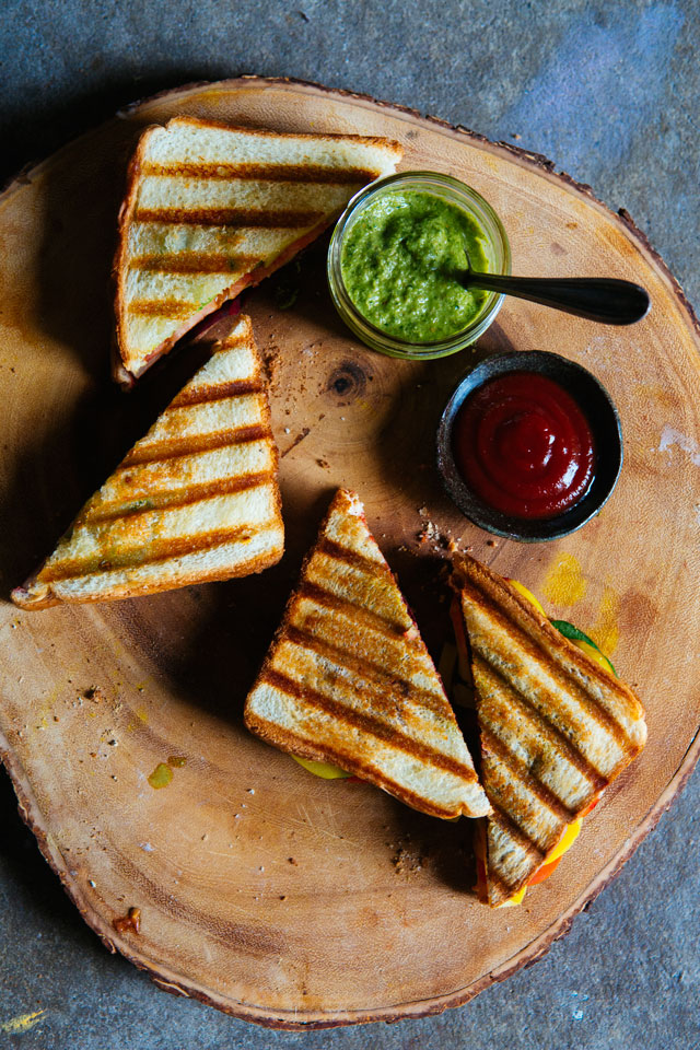 Grilled BOmbay Sandwich