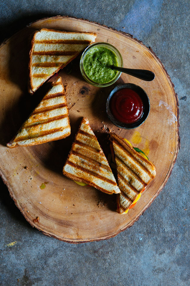 Grilled BOmbay Sandwich