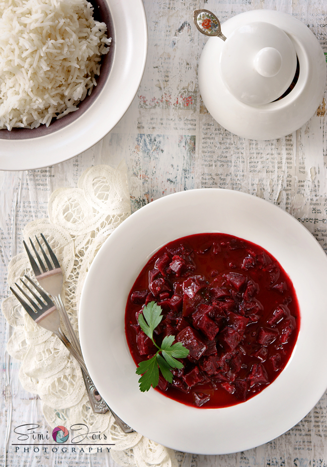 Beet Coconut Curry