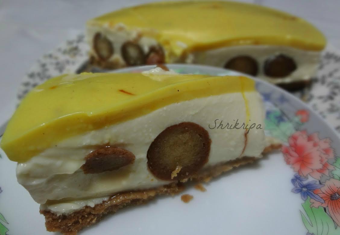 “Peekaboo“ Gulab jamun cheese cake: