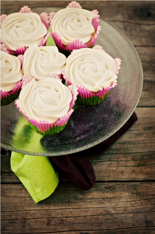 Poppyseed Lemon Cupcakes with Vanilla Cream Cheese Frosting by Guilty Kitchen