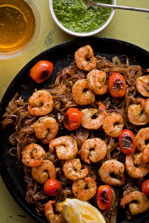 Shrimp Sizzler With Tandoori Masala