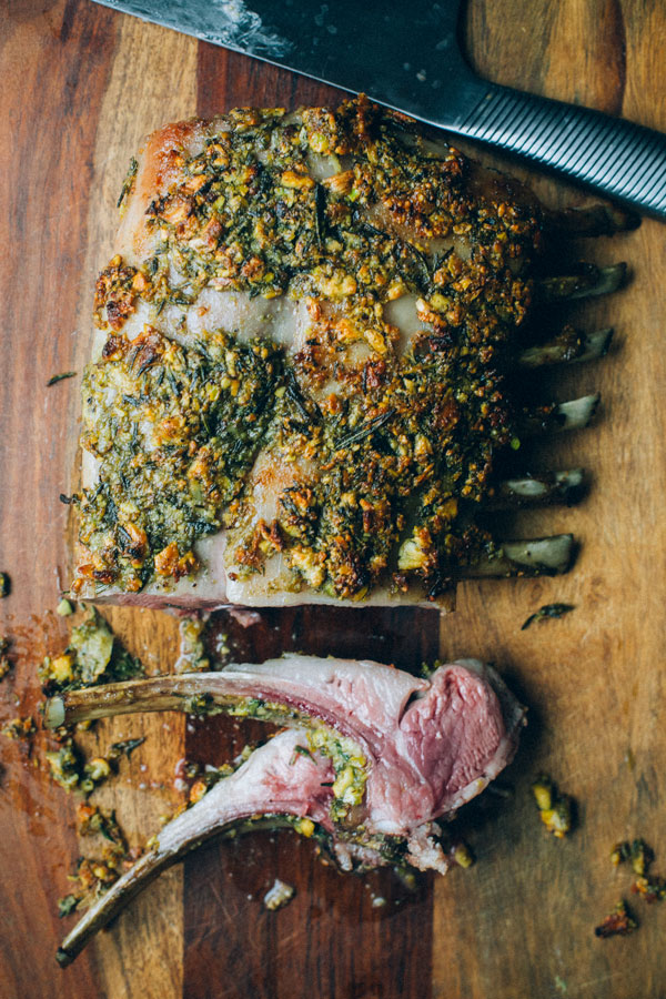 Rosemary Garlic Crusted Lamb