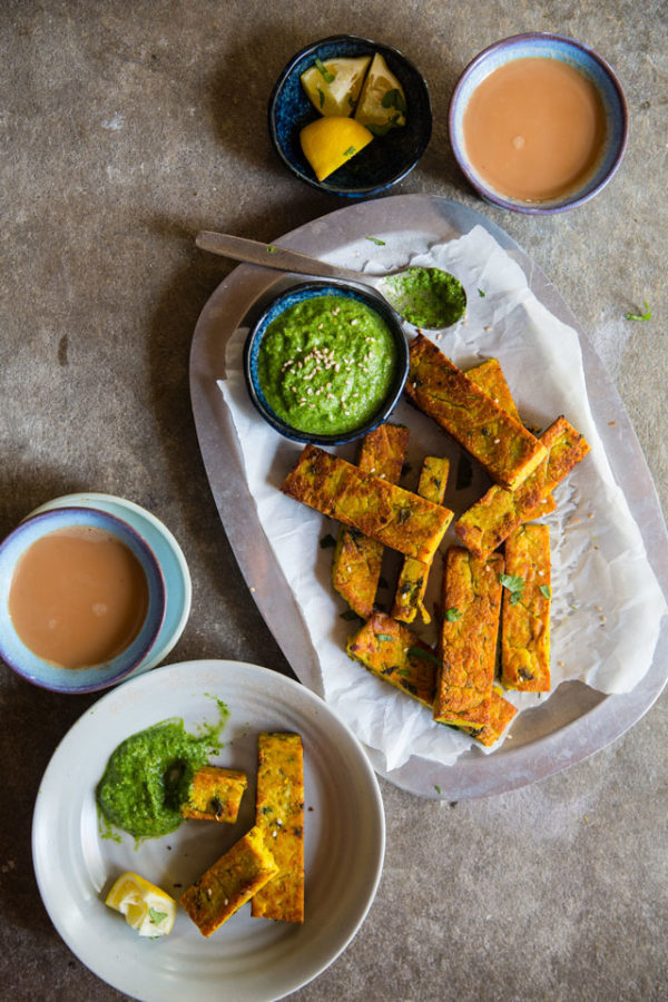 Chickpea- Garlic Fries