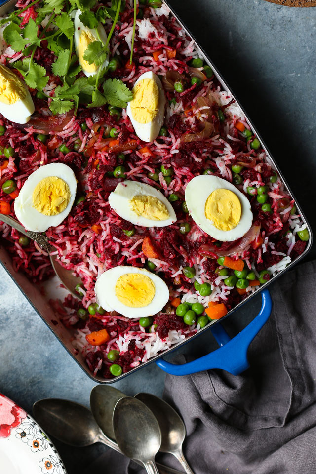 Beet Kofta Biryani