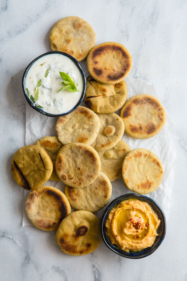 California Avocado Naan Dippers