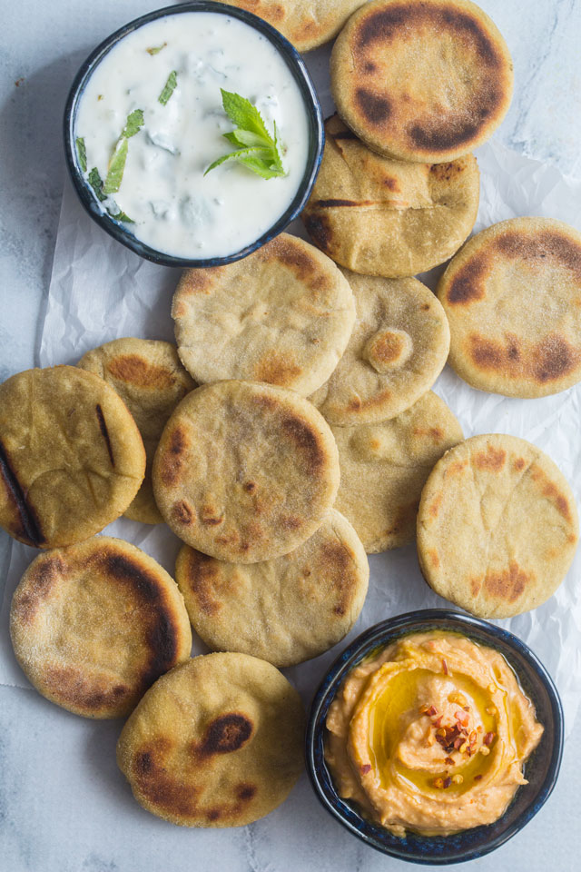 California Avocado Naan Dippers