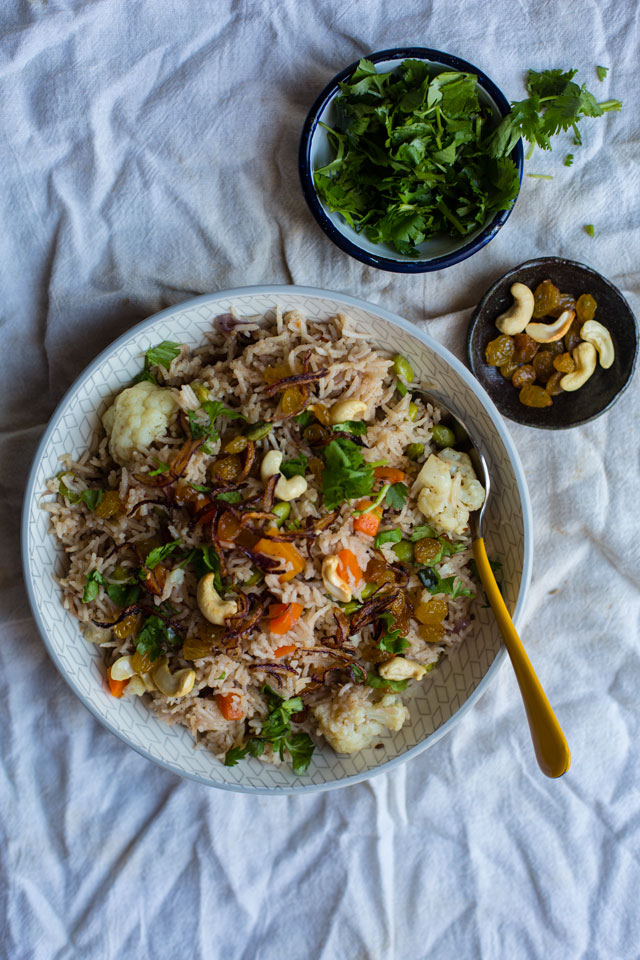 Pressure Cooker Veg. Pulao