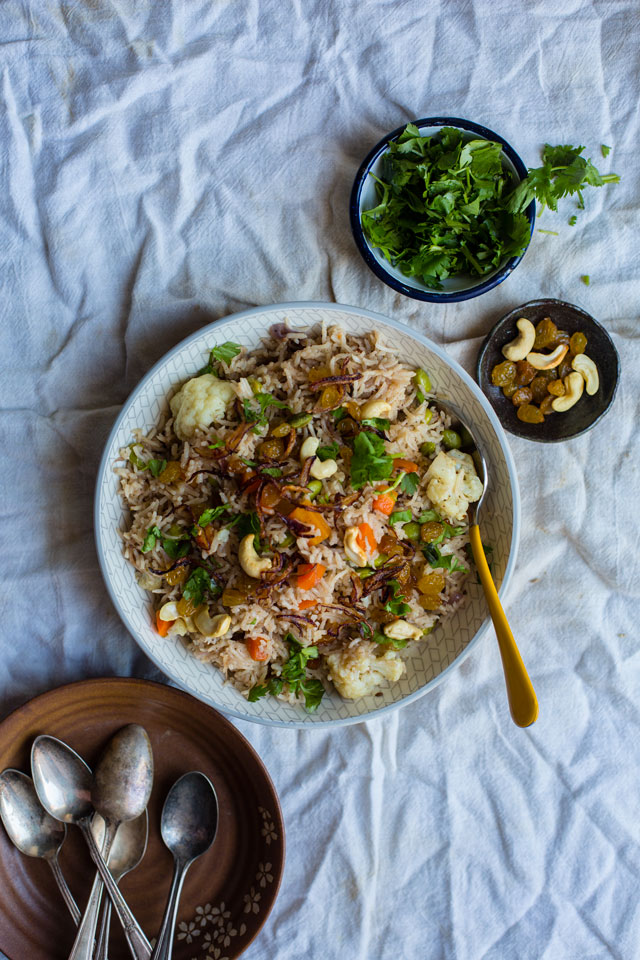 Pressure Cooker Veg. Pulao