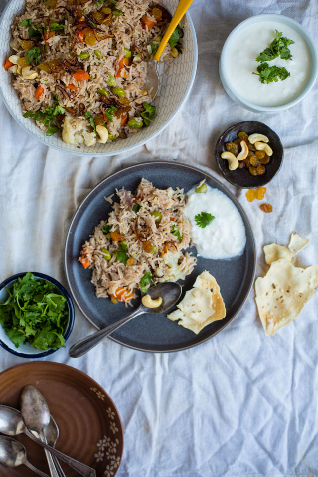 Pressure Cooker Veg. Pulao