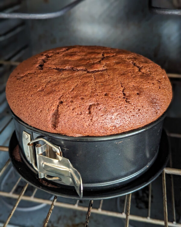 Baked Flourless Chocolate Cake