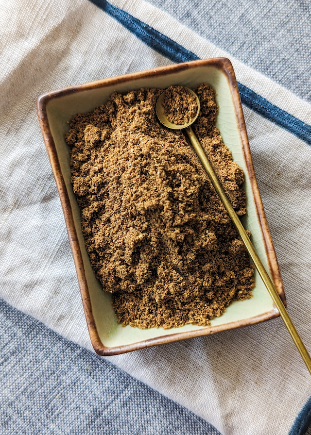 Pindi Masala Powder in a small bowl