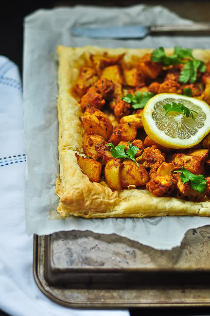 Aloo Gobhi Tart